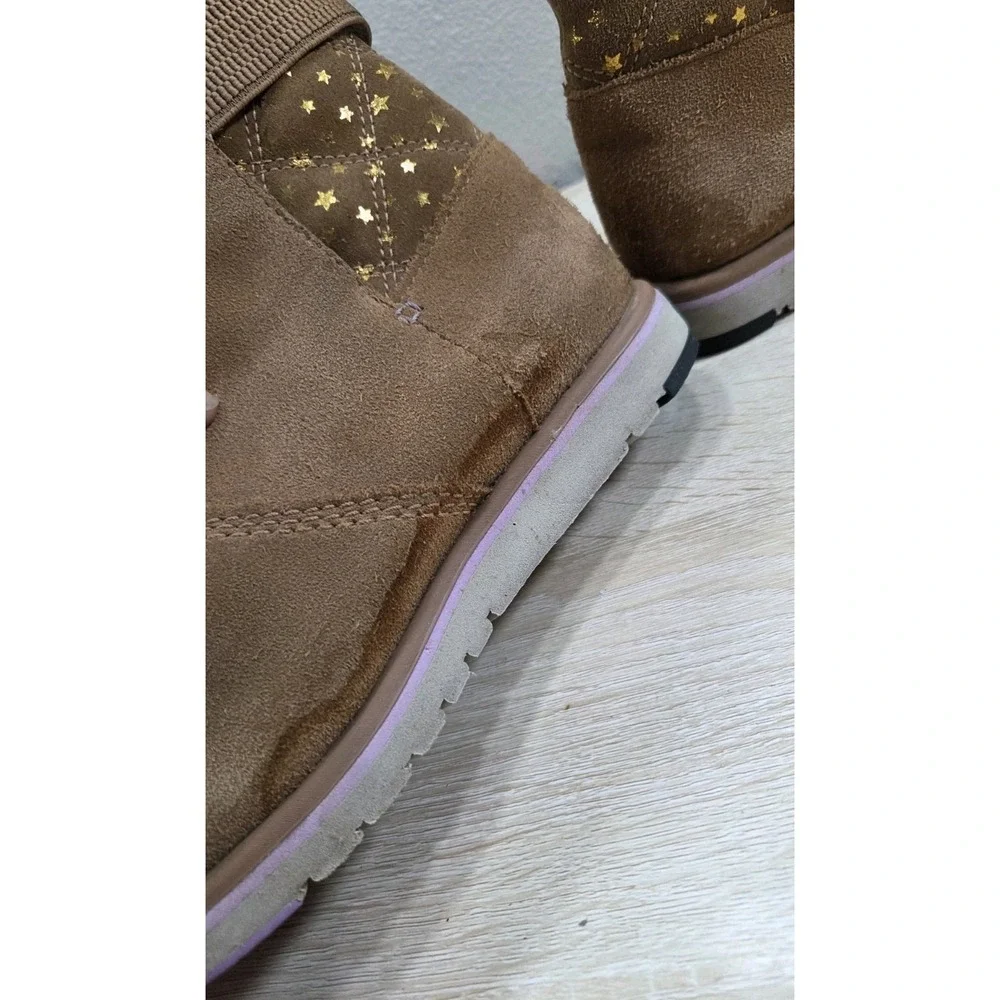 Sorel Whitney II Strap Youth Waterproof Boots‎ Brown Stars US 3